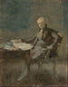 Portrait eines Mannes in einem Kostüm des 18. Jahrhunderts - Domenico Morelli — Ansicht des Kunstwerks