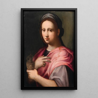Domenico Puligo - Saint Mary Magdalene holding an ointment vessel.webp
