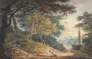 Dominic Michael Serres - A View in a Lane near Hampstead.webp