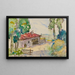 Hof auf dem Land in Albi - Donald Shaw MacLaughlan — gerahmtes Bild an der Wand