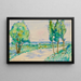 Sur la route d'Albi - Donald Shaw MacLaughlan — gerahmtes Bild an der Wand