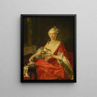Donat Nonnotte - Portrait of a woman taking tea.webp