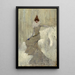 Sarah Bernhardt - Dudley Hardy — gerahmtes Bild an der Wand