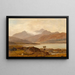 Loch dans les Highlands - Duncan Cameron — gerahmtes Bild an der Wand