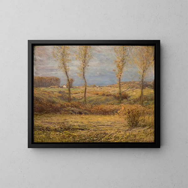 Morgen im November - Dwight William Tryon — gerahmtes Bild an der Wand