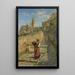 Reproduktion des Gemäldes Rue à Capri - E Augusto Lovatti