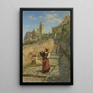 E Augusto Lovatti - Street On Capri.webp