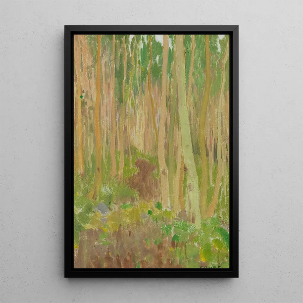 Symphonie d'Aspen - Eanger Irving Couse — gerahmtes Bild an der Wand