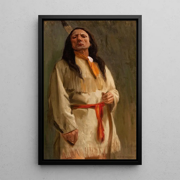 Reproduktion des Gemäldes Fierté du camp - Eanger Irving Couse