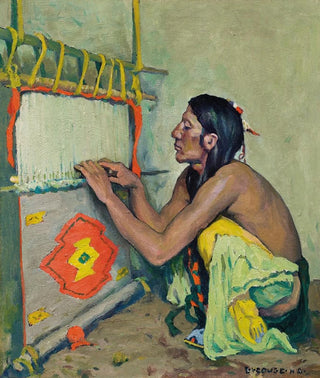 Eanger Irving Couse - The Weaver.webp