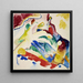 Skizze für Komposition II - Wassily Kandinsky — gerahmtes Bild an der Wand