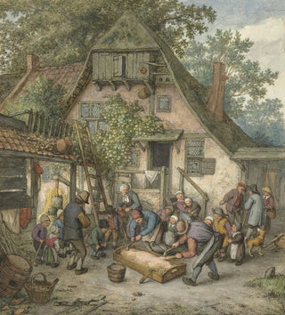 Ébouillanter le cochon - Adriaen van Ostade