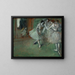 Ein Tanzgruppe - Edgar Degas — gerahmtes Bild an der Wand