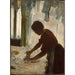 Reproduktion des Gemäldes Eine Frau beim Bügeln - Edgar Degas