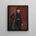 Achille De Gas im Kadettenuniform - Edgar Degas — gerahmtes Bild an der Wand