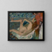 Nach dem Bad - Edgar Degas — gerahmtes Bild an der Wand