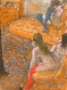 Wartezeit eines Kunden - Edgar Degas — Ansicht des Kunstwerks