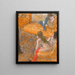 Wartezeit eines Kunden - Edgar Degas — gerahmtes Bild an der Wand