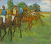 Vor dem Rennen - Edgar Degas — Ansicht des Kunstwerks