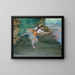 Tänzerin auf der Bühne - Edgar Degas — gerahmtes Bild an der Wand
