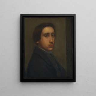 Edgar Degas - Degas la redingote noire SelfPortrait.webp