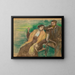 Skizze für ein Porträt von M. und Mme Louis Rouart - Edgar Degas — gerahmtes Bild an der Wand