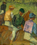 Vier Jockeys - Edgar Degas — Ansicht des Kunstwerks