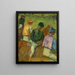 Vier Jockeys - Edgar Degas — gerahmtes Bild an der Wand