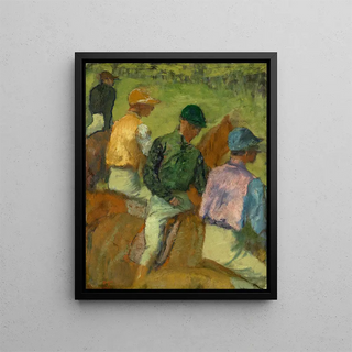 Edgar Degas - Four Jockeys.webp