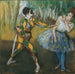 Harlekin und Colombine - Edgar Degas — Ansicht des Kunstwerks