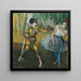Harlekin und Colombine - Edgar Degas — gerahmtes Bild an der Wand