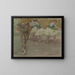 Danse d'Arlequin - Edgar Degas — gerahmtes Bild an der Wand