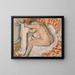 La sortie du bain - Edgar Degas — gerahmtes Bild an der Wand
