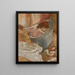 Das Bad Frau in ihrer Badewanne - Edgar Degas — gerahmtes Bild an der Wand