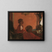 Madame Camus - Edgar Degas — gerahmtes Bild an der Wand