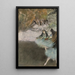auf der Bühne - Edgar Degas — gerahmtes Bild an der Wand