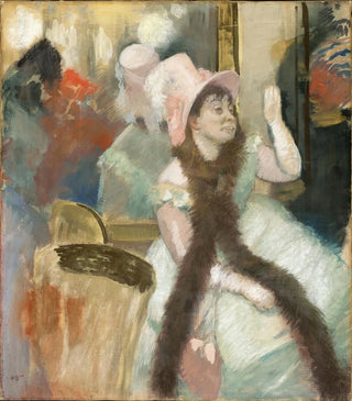 Edgar Degas - Portrait after a Costume Ball Portrait of Madame DietzMonnin.webp