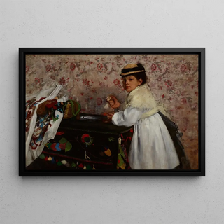 Edgar Degas - Portrait of Mlle Hortense Valpinon.webp