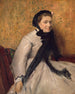 Portrait einer Frau in Grau - Edgar Degas — Ansicht des Kunstwerks
