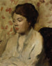 Portrait einer jungen Frau - Edgar Degas — Ansicht des Kunstwerks
