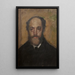 Portrait des Kunstkritikers DurandGrville - Edgar Degas — gerahmtes Bild an der Wand