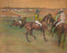 Pferde im Rennsport - Edgar Degas — Ansicht des Kunstwerks
