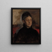 Stefanina Primicile Carafa, Marquise de Cicerale und Herzogin von Montejasi - Edgar Degas — gerahmtes Bild an der Wand
