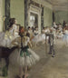 La classe de ballet - Edgar Degas — Ansicht des Kunstwerks