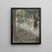 Le Ballet - Edgar Degas — gerahmtes Bild an der Wand