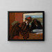 La Conversation - Edgar Degas — gerahmtes Bild an der Wand