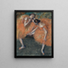 Zwei Tänzer - Edgar Degas — gerahmtes Bild an der Wand