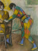 Zwei Harlekin - Edgar Degas — Ansicht des Kunstwerks