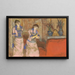 Zwei Frauen - Edgar Degas — gerahmtes Bild an der Wand