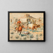 Zug ohne Titel - Edgar Samuel Paxson — gerahmtes Bild an der Wand